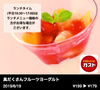 具だくさんフルーツヨーグルト